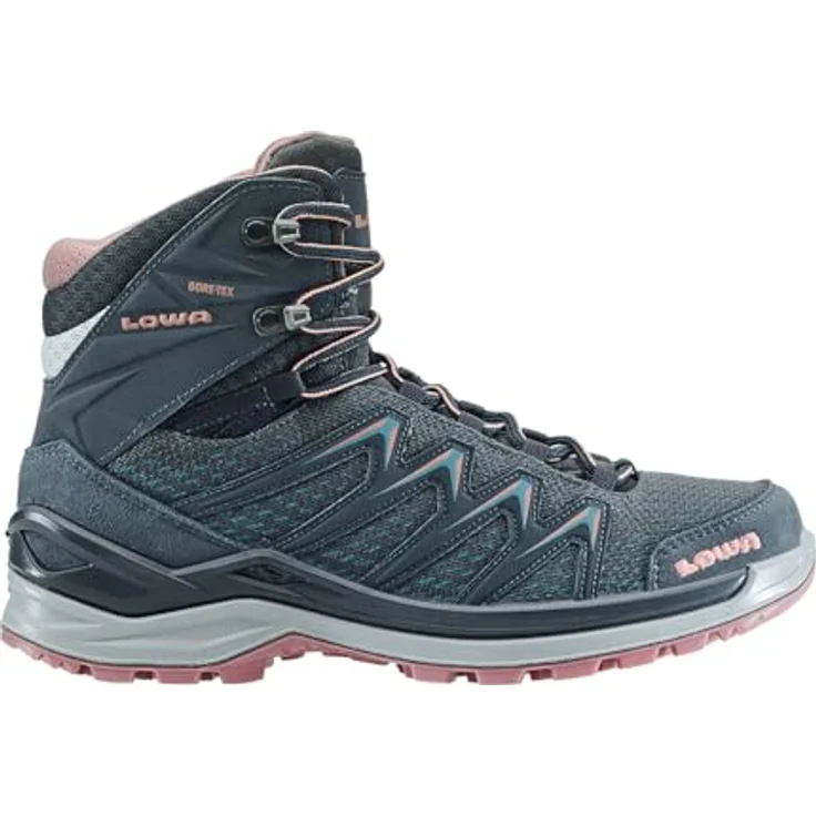 Lowa INNOX PRO GTX MID Ws, Wanderstiefel in Rosa, Größe 40.5, mit Textilobermaterial und Gummisohle – Bild 2