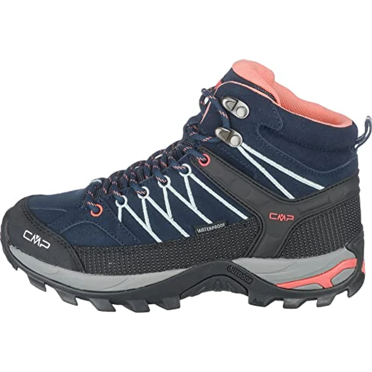 CMP Trekkingschuhe Damen Rigel Mid, Waterproof Technologie für optimale Dämpfung, ideal für Trekkingtouren – Bild 2