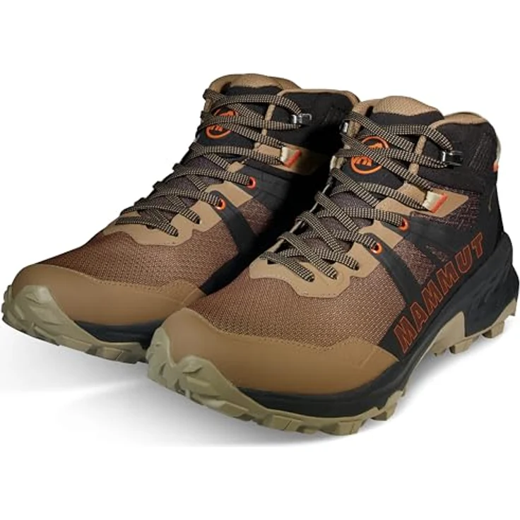 Mammut Sertig II Mid GTX, Herren Wanderschuhe mit GORE-TEX-Membran, schwarz, Größe 42 – Bild 5