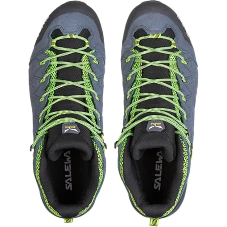 Salewa Alp Mate WP, Herren Mid-Cut Wanderschuhe aus Wildleder, wasserdicht, Farbe Blau, Größe 41 – Bild 4