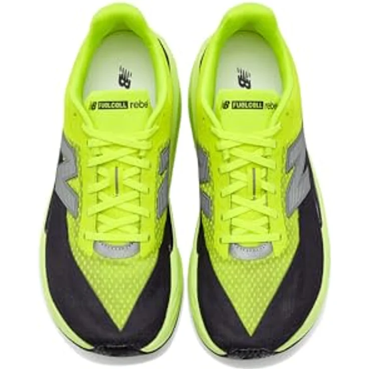 New Balance FC Rebel Green 44.5, Laufschuhe mit FuelCell-Technologie, atmungsaktivem Mesh-Obermaterial und reflektierenden Elementen, grün – Bild 2