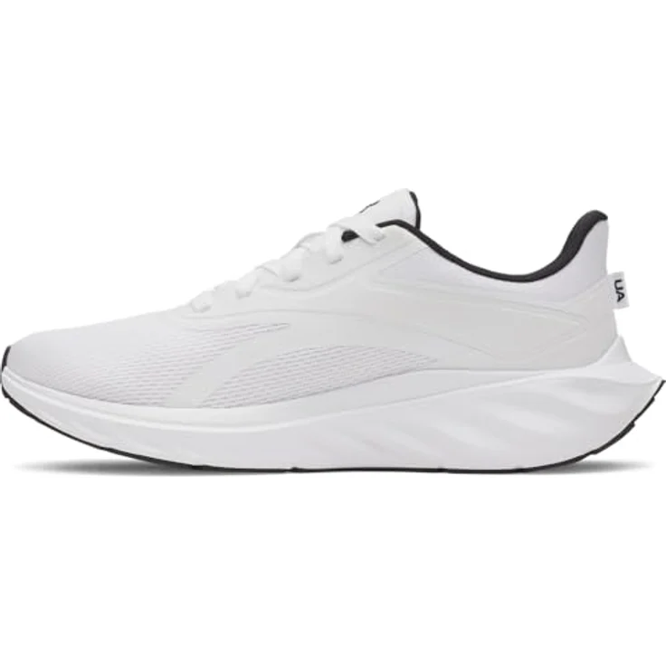 Under Armour Herren Ascend Laufschuhe 6009827 100, Atmungsaktives Mesh, Charged+ Dämpfung, Gummisohle, Weiß, Schuhgröße 41 EU – Bild 1