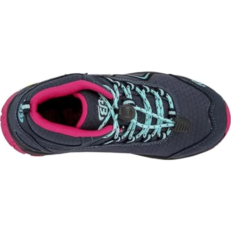 Brütting Guide High, Mädchen Wanderschuhe mit textiler Auskleidung, Wechselfußbett und Schnellschnürsystem, Blau – Bild 5