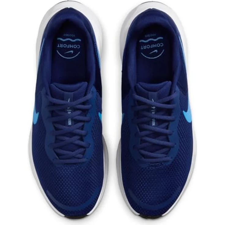 Nike Sportschuhe Revolution 7 Fb2207 406, Neutrale Laufschuhe mit dämpfender Mittelsohle, Größe 40, Blau – Bild 5
