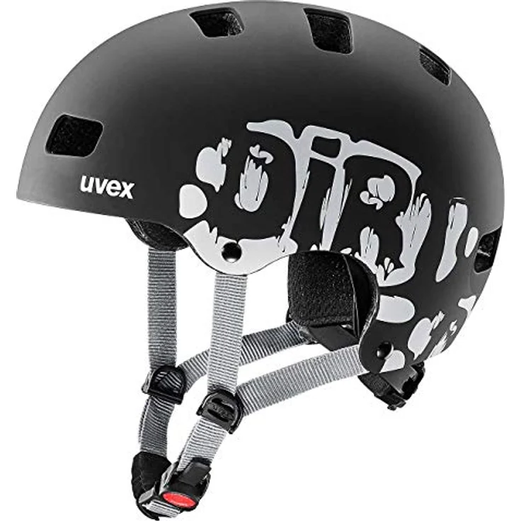 Uvex Kid 3 cc, robuster Fahrradhelm für Kinder, individuelle Größenanpassung, optimierte Belüftung, Black matt, 55-58 cm – Bild 1