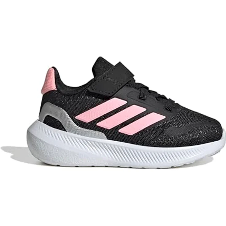adidas Kinder Laufschuhe Runfalcon 5 EL I, ideal für Kleinkinder, grau – Bild 3