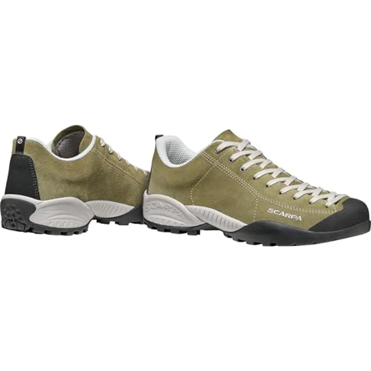 Scarpa Mojito, Unisex Wanderschuhe mit robustem Leder-Obermaterial und rutschfester Sohle, Größe 37.5, Türkis – Bild 3