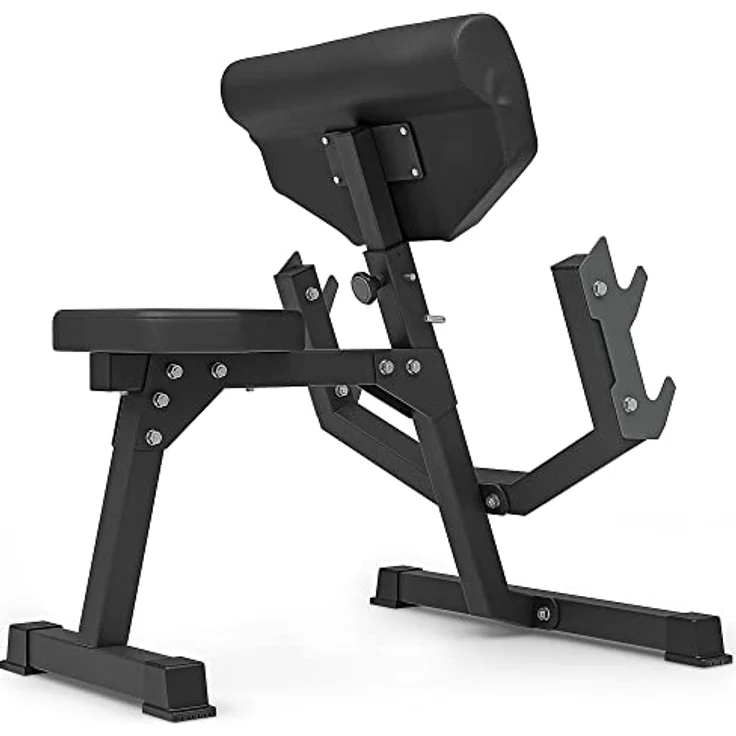 Marbo Sport Curl Pult - Scott Bank MS-L107 2.0, höhenverstellbare Armpolster, Hantelablage, stabile langlebige Konstruktion, Made IN EU – Bild 2