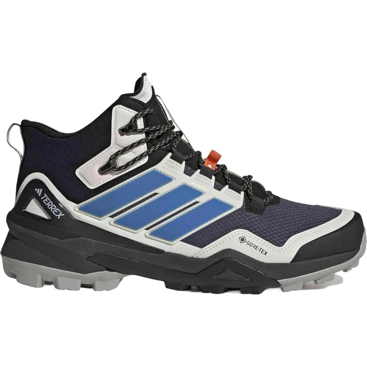 Adidas Terrex Skychaser Mid GORE-TEX, Laufschuhe für Herren, wasserfest in grau und blau, mit Boost-Dämpfung und robustem Grip