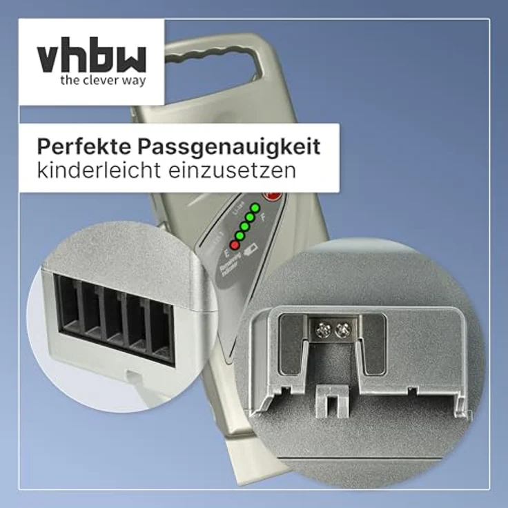vhbw Akku für E-Bike kompatibel mit Flyer Cargo, C8 HS, C10 HS, C11 HS, C12 HS, 13,2 Ah, 25,2 V, Li-Ion - Grau – Bild 5