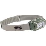 PETZL ARIA 2 RGB, Kompaktes wasserdichtes Stirnlampe mit 450 Lumen, Modi Weiß, Rot, Grün, Blau, Desert