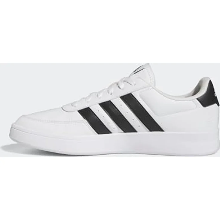 Adidas Breaknet 2.0 Sneakers Herren, minimalistischer Laufschuh aus 50% recyceltem Material, reguläre Passform, schwarz – Bild 3