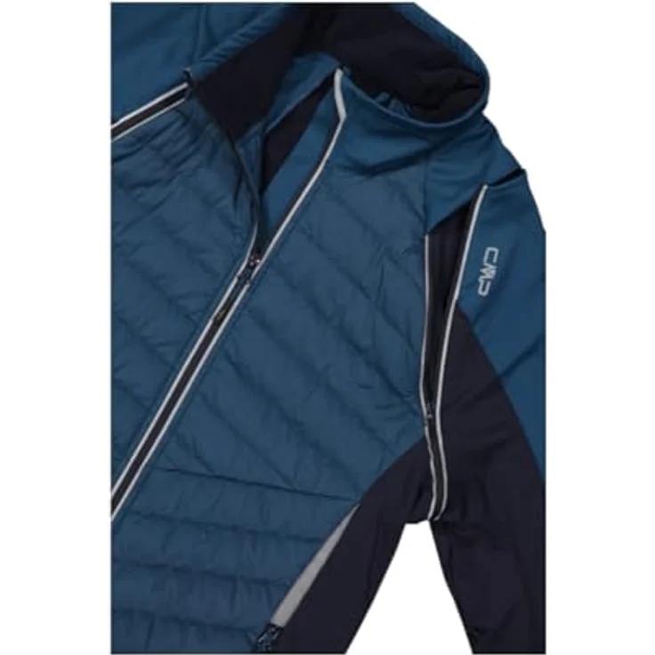 CMP Unlimitech Primaloft Hybrid Herren Jacke, mit abnehmbaren Ärmeln, Petroleum, Größe 52 – Bild 8