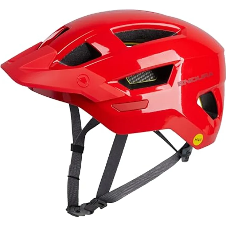 Endura Hummvee MIPS Helm, leichter Kinderfahrradhelm mit MIPS-Schutz, Rot – Bild 1