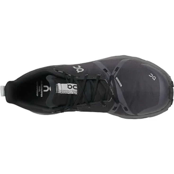 On Running Cloudsurfer Trail WP, Herren Laufschuhe, wasserdichtes Obermaterial, leichtes Design, Schwarz (41) – Bild 3