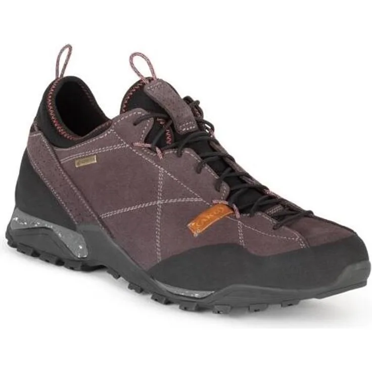 AKU Nativa GORE-TEX M 629584, Wanderschuhe aus Naturleder mit Vibram-Sohle, lila, Größe 42