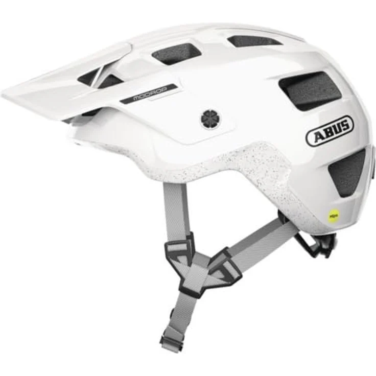 ABUS MoDrop MIPS, Mountainbike-Helm mit Aufprallschutz, individuelle Passform, Unisex, Weiß, Größe M – Bild 4