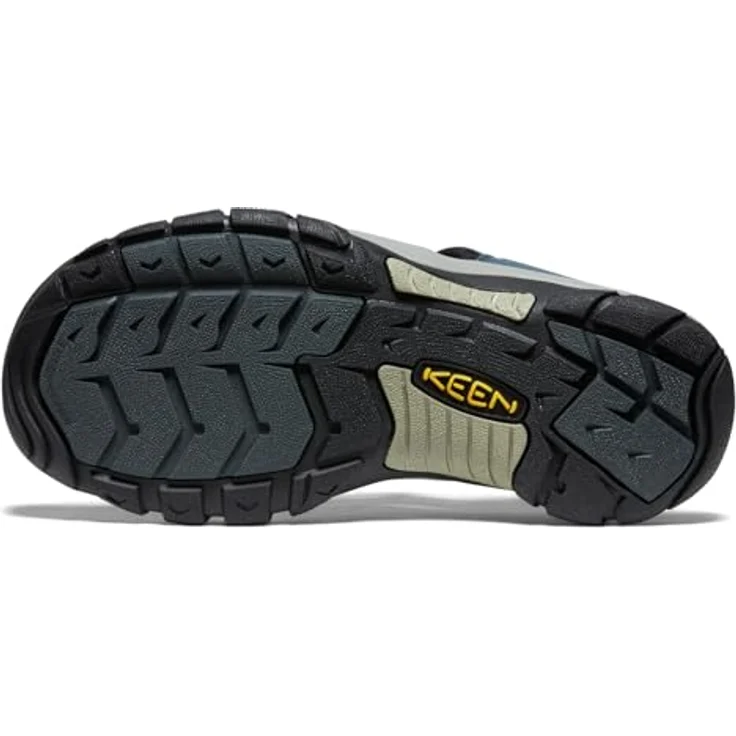 KEEN Newport H2, Herren Wander- und Schwimmsandalen, grau/navy, schnelltrocknendes Obermaterial, Gummisohle – Bild 7