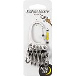 Nite Ize Bigfoot Locker KeyRack, Silber Schlüsselring, bis zu 15 Schlüssel