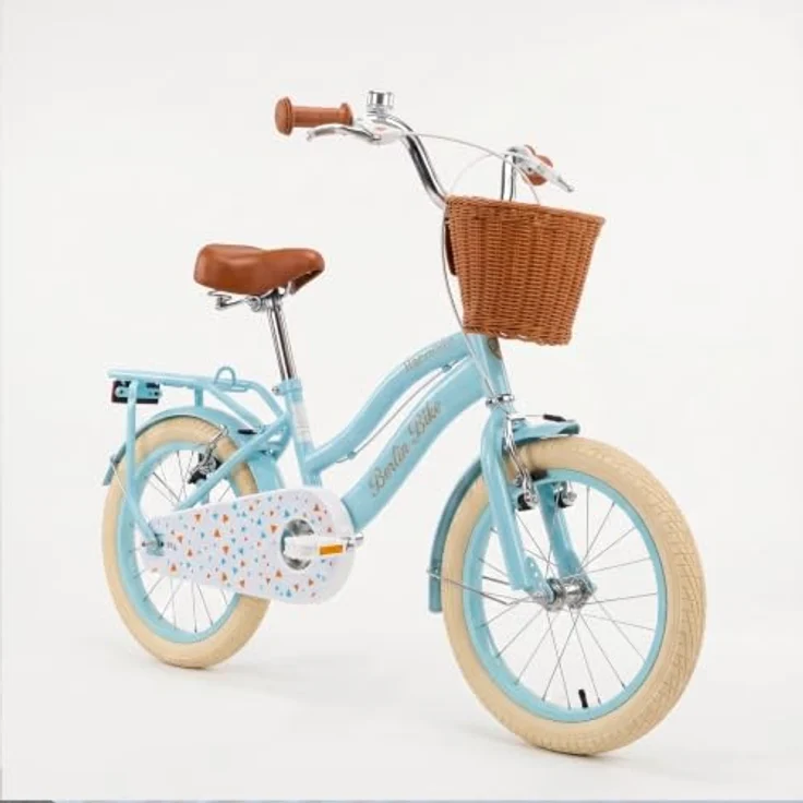 BERLIN BIKE Kinderfahrrad Harmony 16 Zoll, mit Stützrädern und Frontkorb, 1 Gang, für Jungen und Mädchen, fördert spielerisch Balance und Motorik – Bild 2