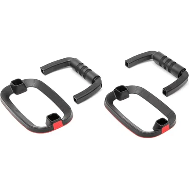 Adidas Performance Push Up Bars - Liegestützgriffe zur Stärkung der Trizeps-, Schulter-, und Brustmuskulatur, mit Schaumstoffummantelung, Farbe: Schwarz – Bild 3