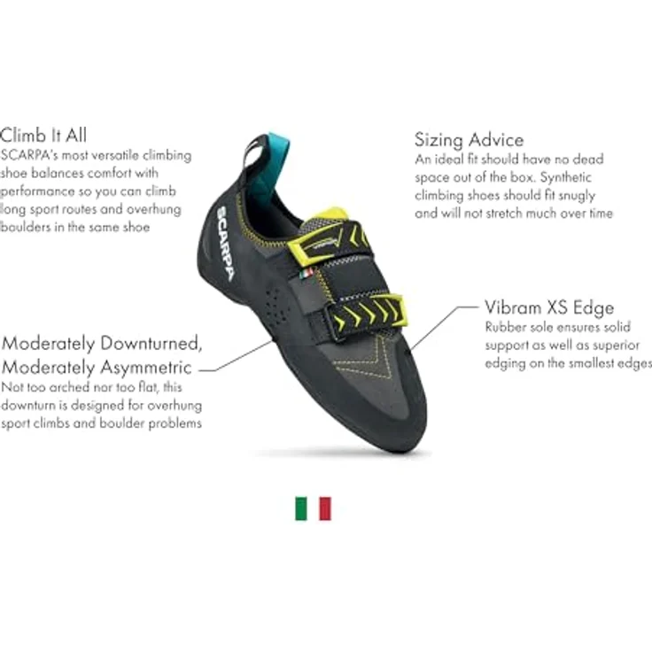 Scarpa Vapor, Kletterschuhe in bunt, EU Größe 46, Vibram XS Edge Sohle für herausragende Performance und Komfort – Bild 3