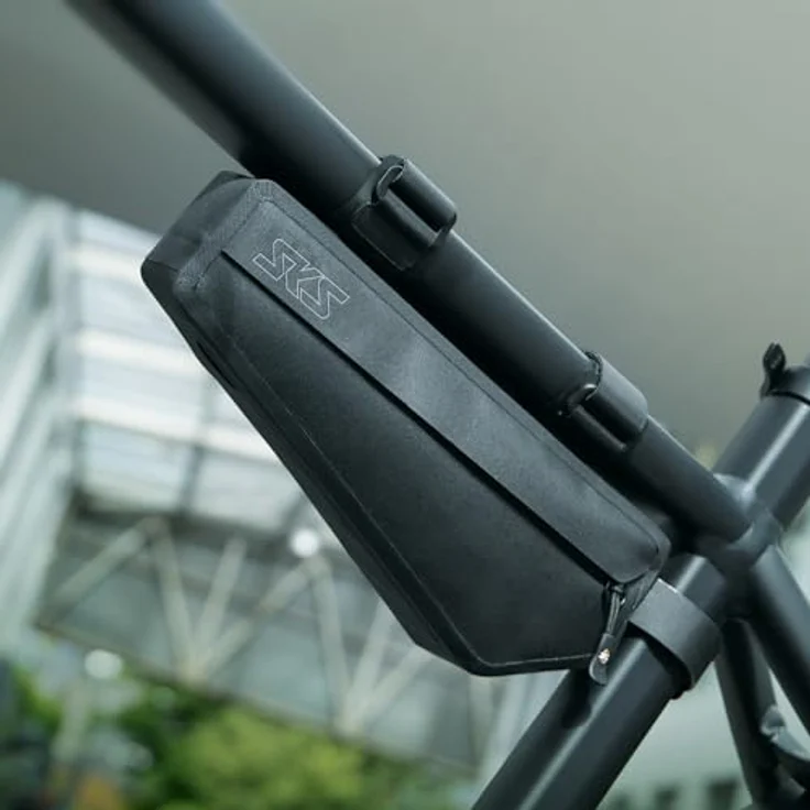 SKS Race Frame Bag, wasserdichte Rahmentasche mit 0,67 l Volumen und reflektierenden Elementen – Bild 2