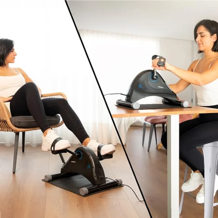 Cecotec DrumFit Cycle Compact Pro, Heimtrainer mit kompakter Fernbedienung, manuell einstellbaren Widerstandsstufen, LCD-Display, max. Gewicht 100 kg – Bild 2