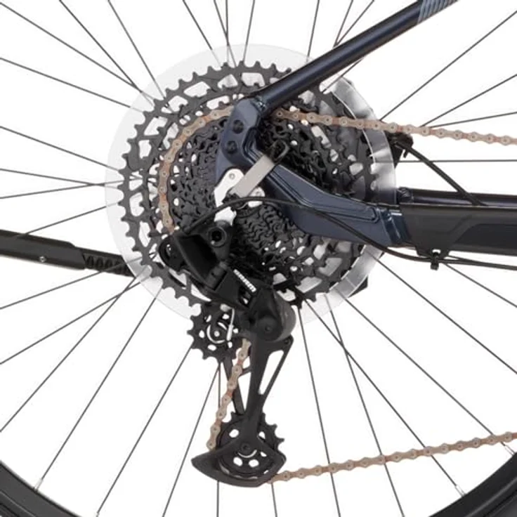 FISCHER E-Bike MTB MONTIS 8.0I 711 43 ULTIMATE, 43 cm Rahmenhöhe, 711 Wh Akku, Mittelmotor, 1x12-Gang Kettenschaltung, hydraulische Scheibenbremsen, 26 kg Gewicht – Bild 13
