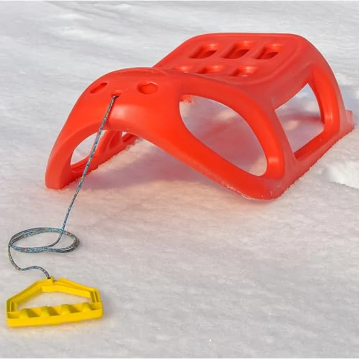 Prosperplast Kinderschlitten Little Seal Rodelschlitten Rennschlitten Schlitten rot – Bild 3