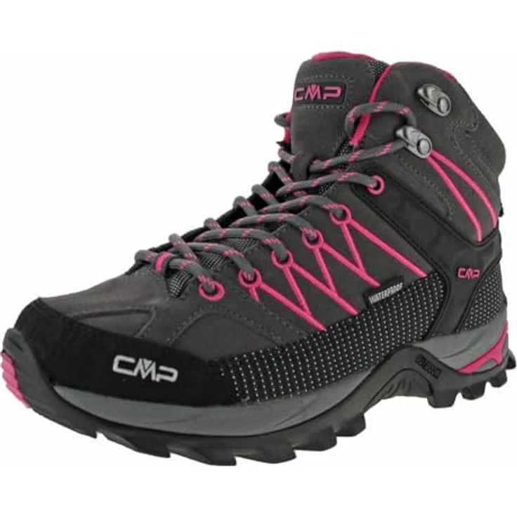 CMP RIGEL MID Damen Wanderschuh, wasserfest mit Knöchelstütze und FullOn GRIP Sohle, sportlich-modisch – Bild 1