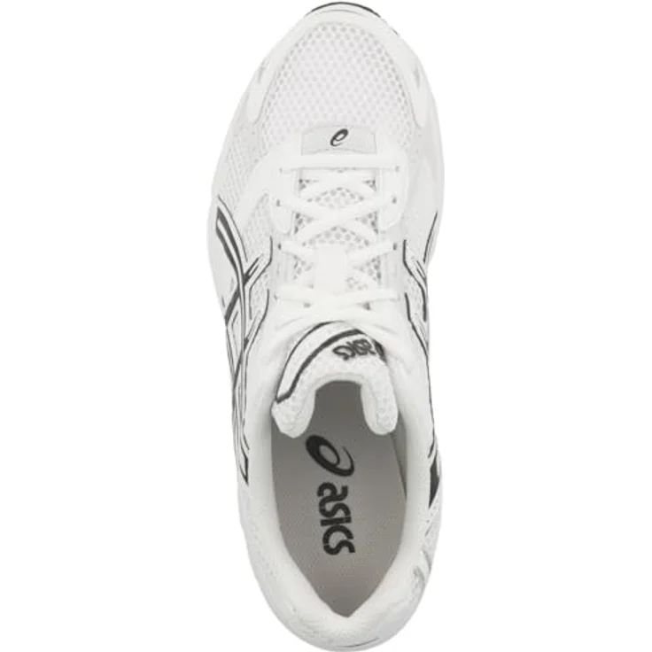 Asics Gel-1130 Laufschuhe für Herren, white/black, Größe 46, mit strapazierfähigem Obermaterial und Gummisohle für optimalen Halt – Bild 2