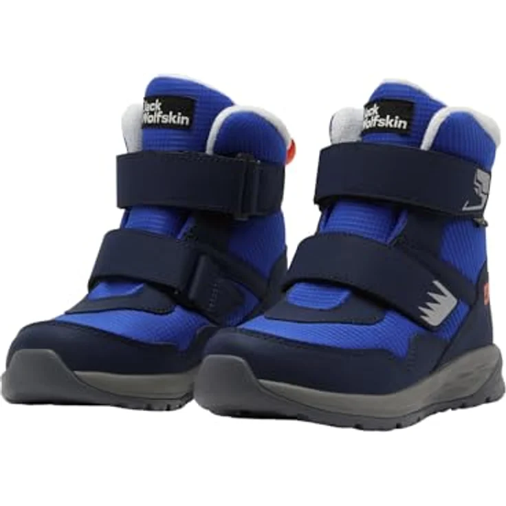 Jack Wolfskin Winterschuhe Polar Bear-B Texapore Mid VC, wasserdicht und atmungsaktiv für Jungen, blau/navyblau – Bild 7
