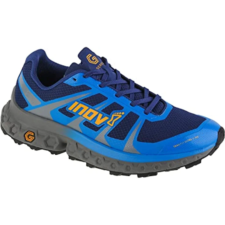 inov-8 TrailFly Ultra G 300 Max, Herren Laufschuhe für Trailrunning mit G-FLY Mittelsohle, optimale Traktion, grau, Größe 44 – Bild 1