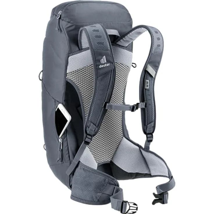 deuter AC Lite 24 Wanderrucksack (Modell 2024) - Aircomfort Netzrücken-System, Trinkblasenfach bis 2L, abnehmbare Regenhülle – Bild 5