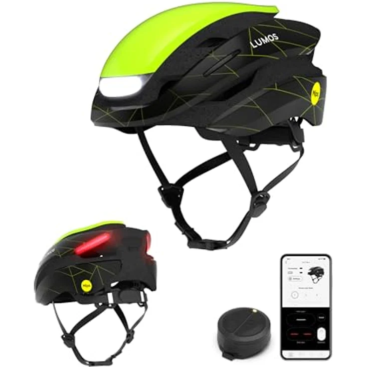 Lumos Ultra, Velohelm mit integrierten Blinker und Front- & Rückbeleuchtung, 54 - 61 cm, USB-C Ladeanschluss, 370 g – Bild 1