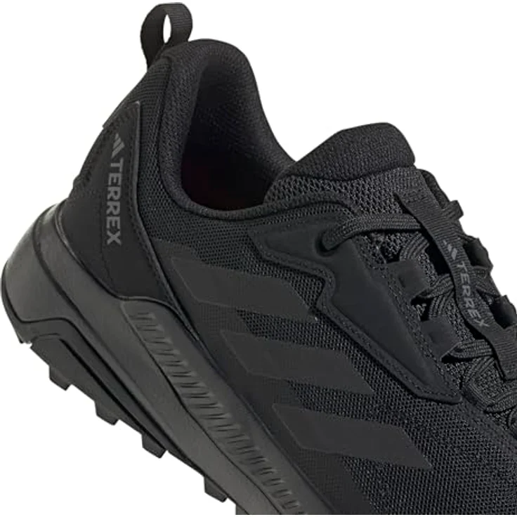 adidas TERREX ANYLANDER, Wanderschuh mit Traxion Außensohle und Recyclingmaterialien, schwarz – Bild 5