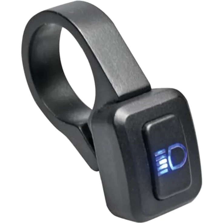 Trelock Lighthammer 100, LED-Frontlicht mit 100 Lux und Hochbeam-Modus, Aluminiumgehäuse, StVZO-zugelassen, zwei Lenkerhalterungen – Bild 3