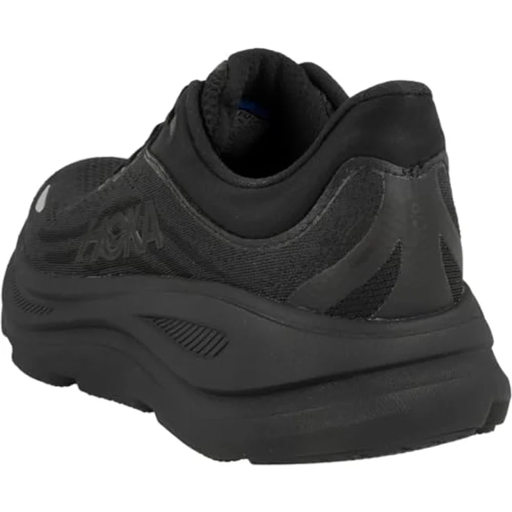 Hoka One One W Bondi 9, Damen Laufschuhe in Schwarz, 100% vegan, atmungsaktives Obermaterial, optimale Dämpfung, Active Foot Frame Technologie. – Bild 6