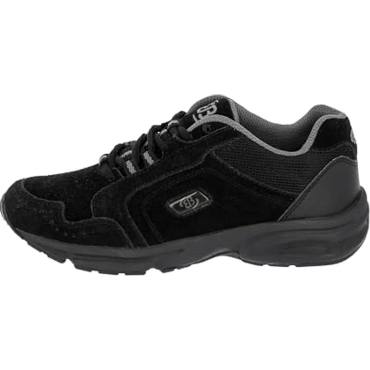 Brütting Unisex Laufschuhe, Schnürschuhe aus Synthetikmaterial, Größe 43, Schwarz, flacher Absatz 2 cm – Bild 2