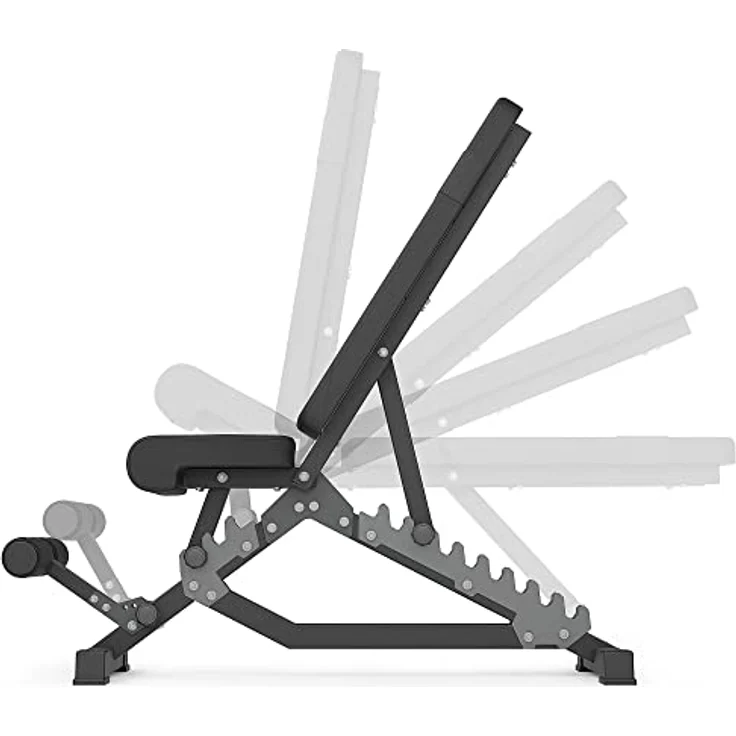 Marbo Sport Doppelseitige Bank verstellbare Hantelbank Trainingsbank MS-L101 2.0, Schwarz – Bild 2