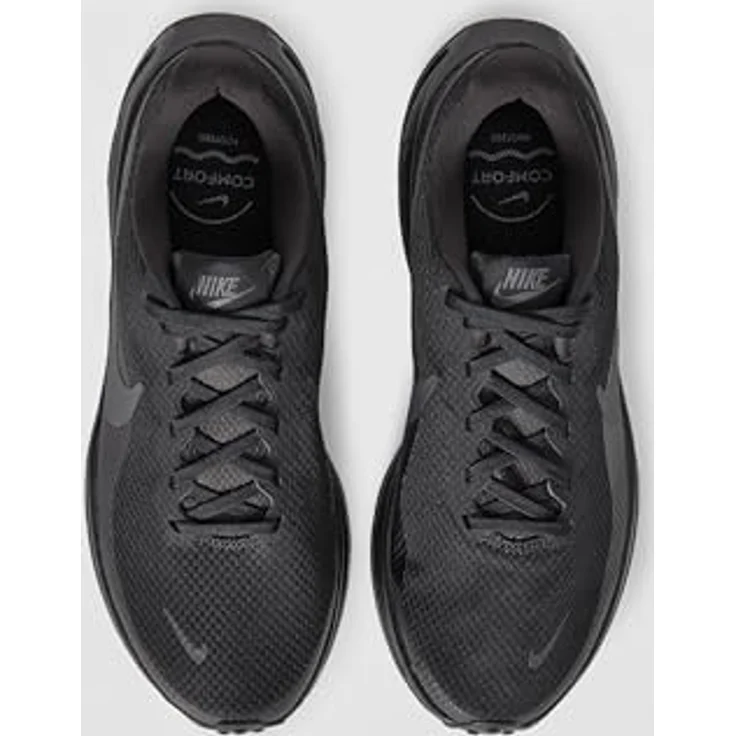 Nike Revolution 8 Laufschuhe Damen, Dämpfung für angenehmes Laufen, atmungsaktives Obermaterial, Gummi-Sohle für besseren Grip, schwarz – Bild 6