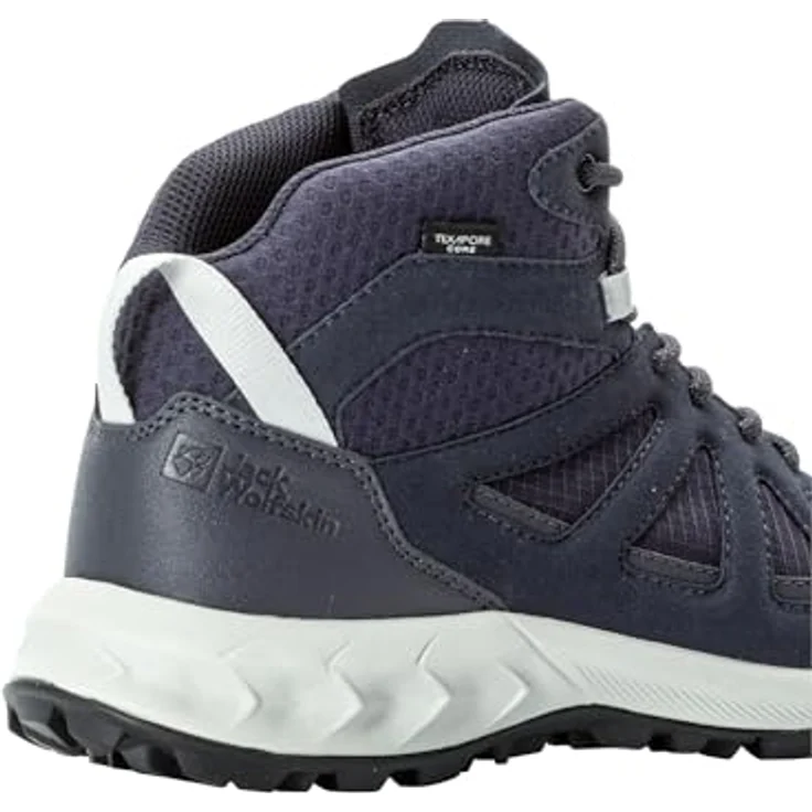 Jack Wolfskin Woodland 2 Texapore Mid W, Damen Wanderschuhe mit Reflex Foam-Mittelsohle, blau – Bild 4