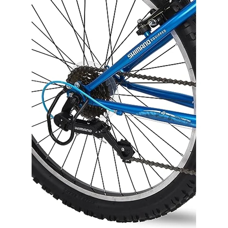 Huffy Extent Junior Mountainbike 24", Kobaltblau, 18-Gang mit Scheibenbremsen – Bild 4