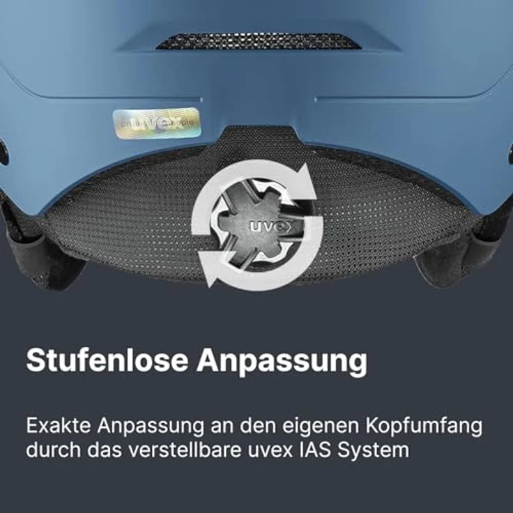 Uvex Sports Wanted Visor, Hardshell Skihelm mit integriertem Visier, 54 - 58 cm – Bild 5