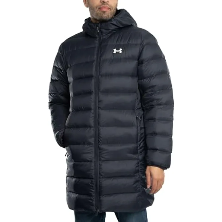 Under Armour Legend Daunenparka für Herren, wasserabweisend mit 600er Entendaunen-Isolierung, XL, schwarz