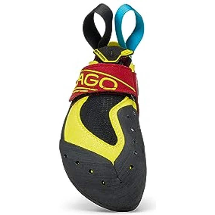 Scarpa Drago Kletterschuhe, Unisex, sensibler Kinderkletterschuh mit 3,5 mm Vibram® XS Grip 2, Gelb – Bild 6