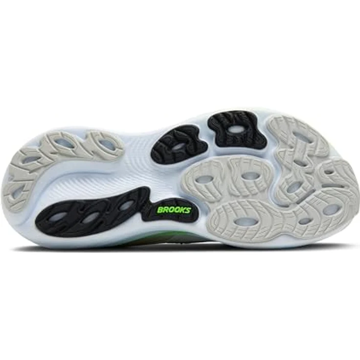 Brooks Adrenaline GTS 25, Herren Laufschuh mit DNA LOFT-Dämpfung, GuideRails™-Support, stabil, Oyster/Green Gecko/Blue, Größe 44 – Bild 6