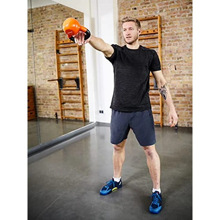 Sport-Thieme Kettlebell Vinyl | Kugelhantel, Gewichtskugel aus Gusseisen mit Soft-Vinyloberfläche | In acht Gewichtsvarianten: 4-24 kg | Markenqualität – Bild 3
