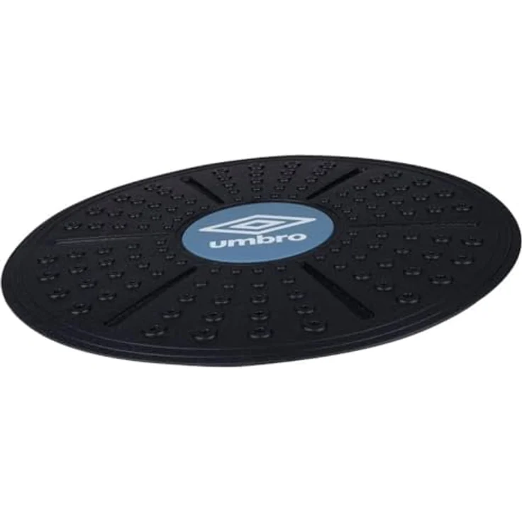 Umbro Balance Board - Wackelbrett für Gleichgewichts- und Krafttraining - 36 cm Durchmesser - Schwarz/Blau – Bild 1